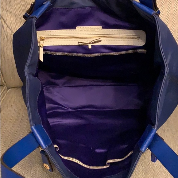 ***SOLD*** HB Jetsetter Tote - Dark Blue & Gold - Picture 4 of 4